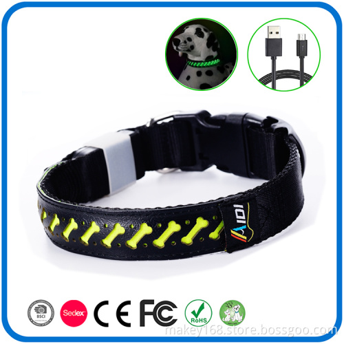 Fancy Surface Led Light Collar For Dog